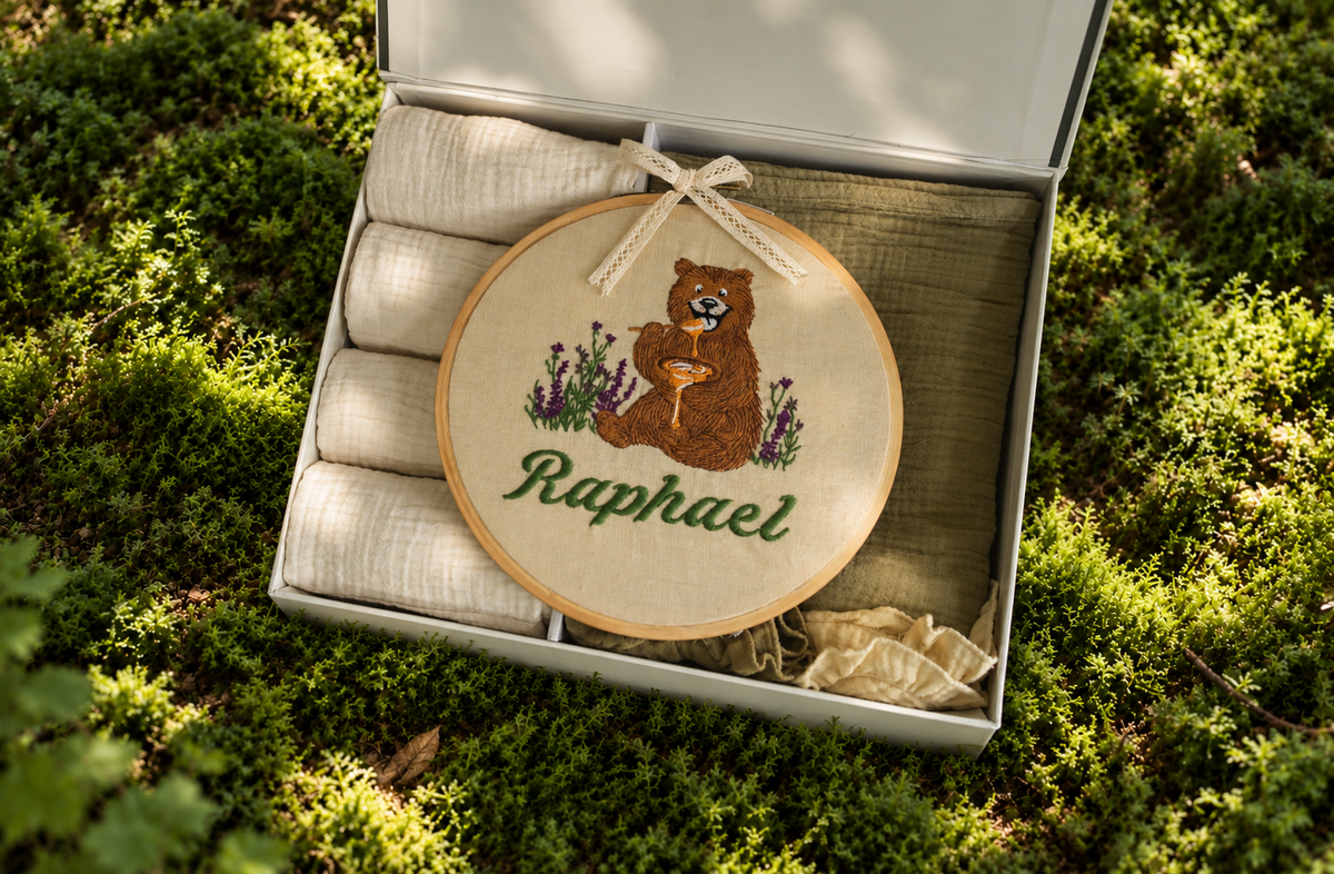 Personalized Handwoven Newborn Gift Box