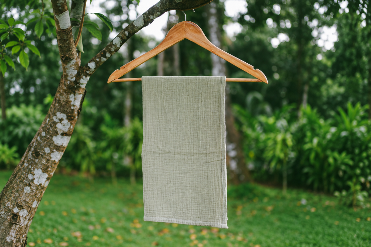 Newborn Swaddle & Hooded Towel Set